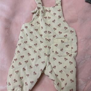 Like new Charming Floral Kids Overalls